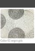 Narzuta CIRCLES (kolor 02 negro-gris)