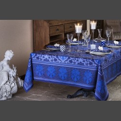 Obrus TOSCANE - kolor niebieski / granat  (2 bleu)